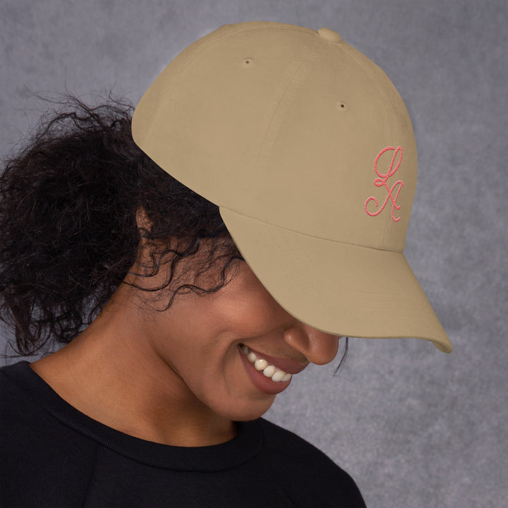 Pink LA Dad Hat